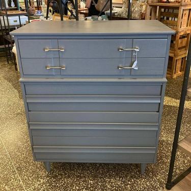 Gray MCM chest of drawers 36x18x43