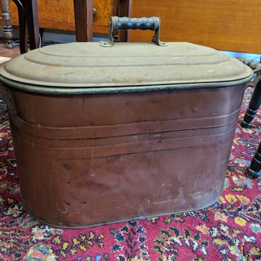 Copper Tub with Lid