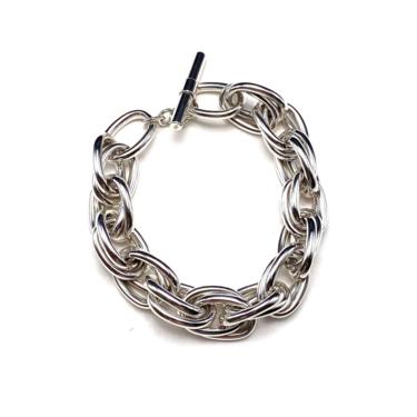 Double Linked Sterling Silver Bracelet
