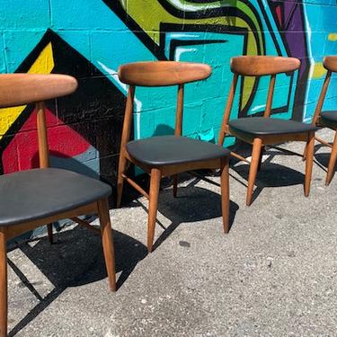 4 Mid Century Dining Chairs