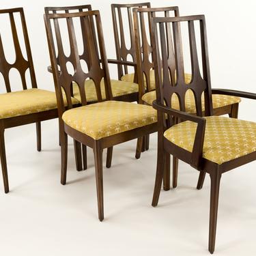 Broyhill Brasilia Mid-Century Dining Chairs - Set of 6 - mcm 