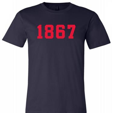 1867 Unisex T-shirt (Blue)