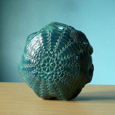 Contemporary Sculptural Ceramic Vessel Pillow Shell Art - Modernist Pottery 