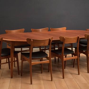 Danish Expandable Teak Dining Table by Svend Madsen 