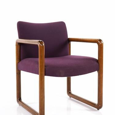 Purple Upholstered Lounge Chair