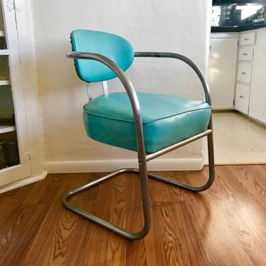 ART DECO Tubular Lounge Chair (Los Angeles) 