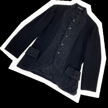 Yohji Yamamoto gray and black jacket