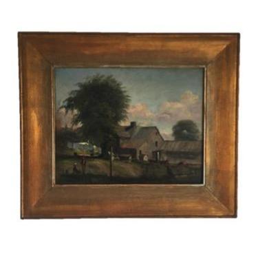 Original Rural Countryside Painting