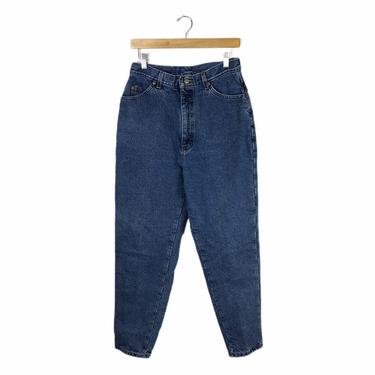 Vintage Flannel Lined Plaid LL Bean Plus Size Jeans, Medium wash Size 14 