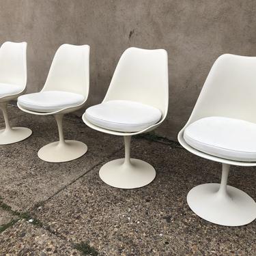 Knoll armless tulip dining chairs
