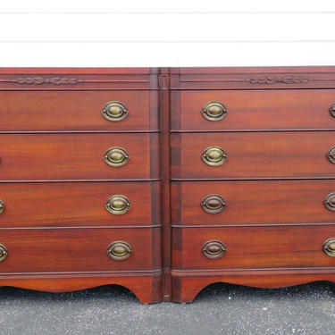 Mahogany Double Serpentine Front Dresser by Mengel Furniture 9796