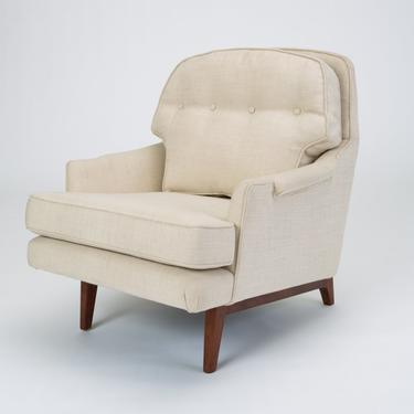 Lounge Chair with Bracket Base by Roger Sprunger for Dunbar
