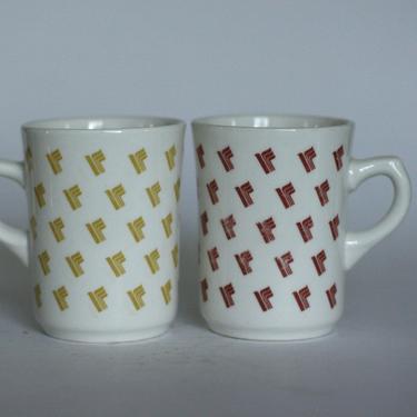vintage radisson hotel coffee mugs sterling china 