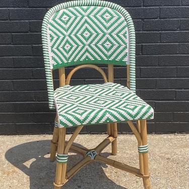 Green and White Bistro Chair