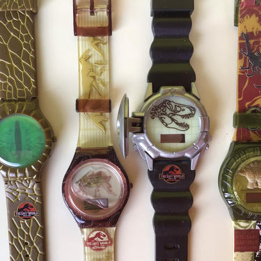 Vintage Jurassic Park Watches by Burger King - Set of all 4! The Lost World Series 