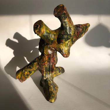 Abstract Bronze Sculpture signed and dated by New York artist Morgan Garwood (1956–2010), Contemporary Art 
