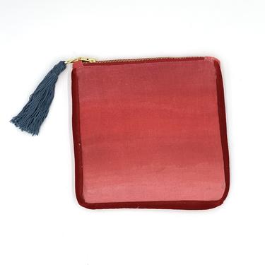 Ombre Clutch in Red