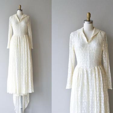 J'te Vous wedding gown | vintage 1940s wedding dress | lace 40s wedding gown 