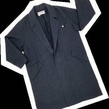 Jean Paul Gaultier gray wool coat