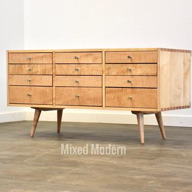Maple TV Console Coffee Table 