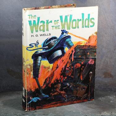 Vintage War of the Worlds by H.G. Wells - 1964 Whitman Publishing Edition - Vintage Children's Novel | Free Shipping 