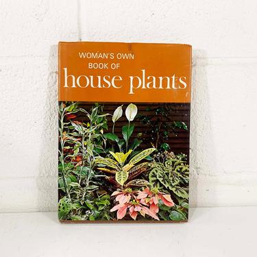 Vintage Woman's Own Book of House Plants William Davidson 1969 1960s 1970s 1979 Ephemera Houseplants 