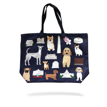 Large Tote Bag  DC Puppy Dogs