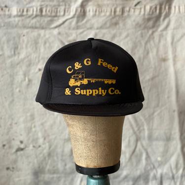 Vintage C &amp; G Feed and Supply Snapback San Sun Hat Jackson, MO 