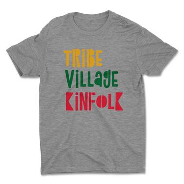 Tribe, Village &amp; Kinfolk T-shirt (Heather Grey)