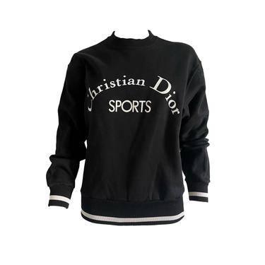 Dior Sports Black Logo Sweatshirt