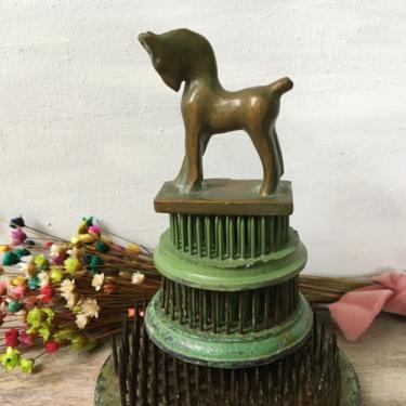 Vintage 60's Metal Colt Figurine, Small Horse Figure, Horse Lovers, Small Gift 