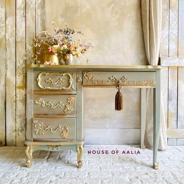 French Desk | Upscale Desk | Rococo Dresser | Old World Desk | French Country Bedroom | Shabby Chic Decor  