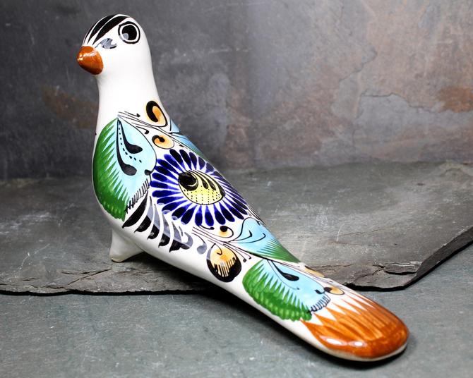Vintage Tonala Ceramic Birds Mexican Ceramics Hand Painted