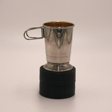 vintage collapsible silver cup made in Germany 