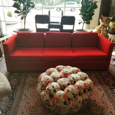 Mid Century Modern red sofa. $650