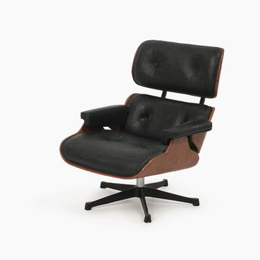 Miniature Eames Lounge Chair Mid Century Designer Furniture 