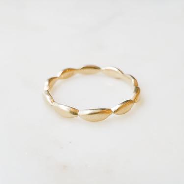 Gold Wave Stack Ring
