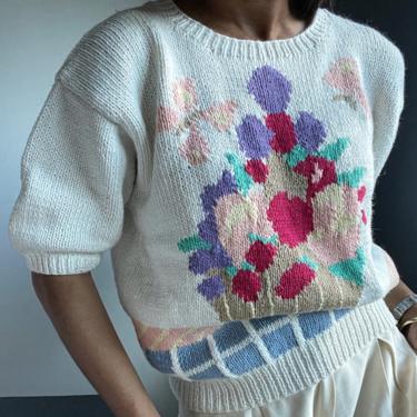vintage cotton hand embroidered pullover 