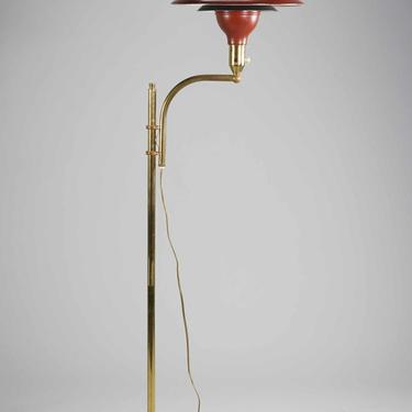 Adjustable Floor Lamp in Manner of Poul Henningsen