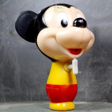 Adorable, Mickey Mouse Water Squirter Toy from the 1970s by Durham Industries - Disney's Mickey Mouse Vintage Novelty Toy | FREE SHIPPING 