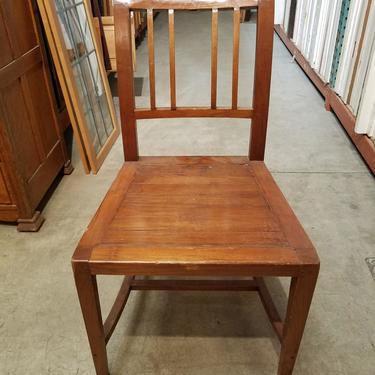 Wood Chair H34.5 x W19.75 x D19