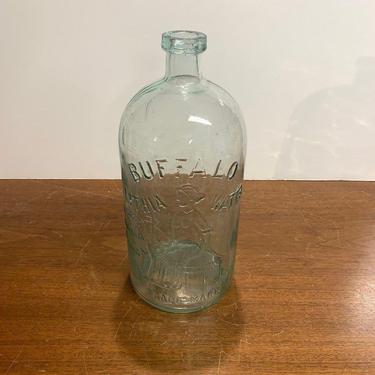 Vintage Buffalo Lithia Water Bottle Natures Materia Medica 