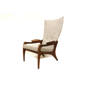 Vintage Mid Century Modern Lounge Chair 
