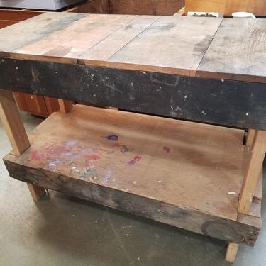 Wood work Table 48.25 x 36.25 x 23.75