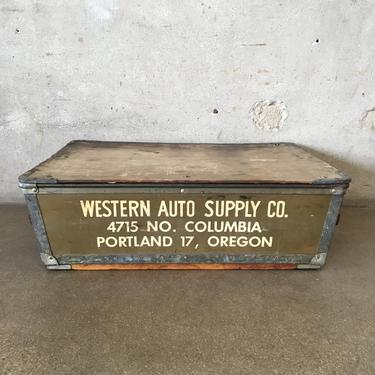 Vintage Western Auto Supply Crate