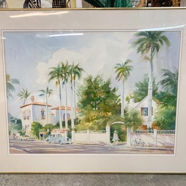 Palm Beach Scene by Norman Scofield