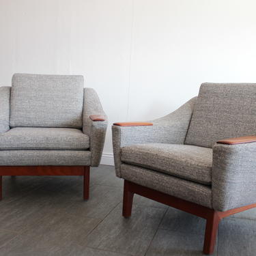 Danish Modern Club Chairs