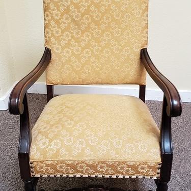 Item #LR2 Edwardian Mahogany Arm Chair c.1910