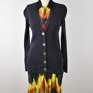 Jean Paul Gaultier Mesh Dress with Attached Sweater 