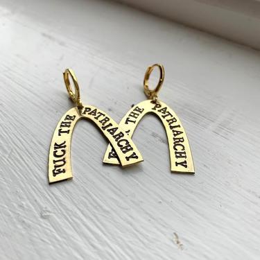 Fuck the Patriarchy Earrings